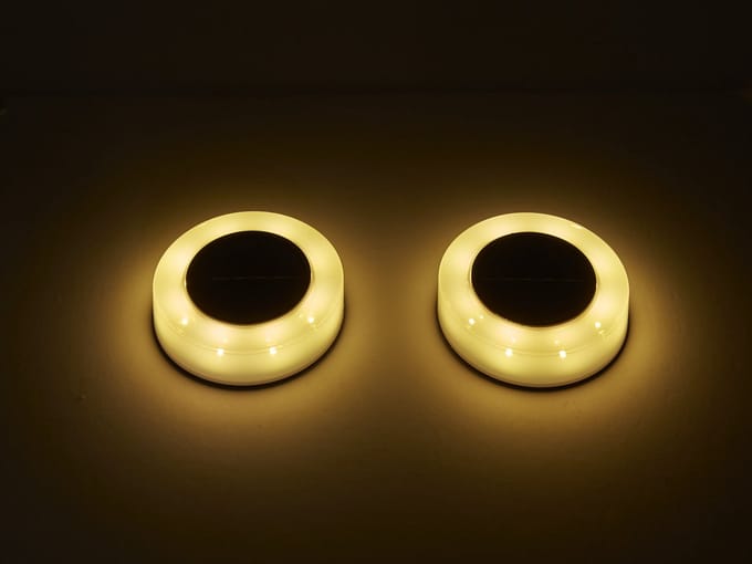 Luxform - Solar deck lights warm white (3 sets of 2 pieces)