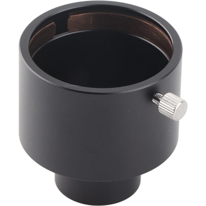 Adaptateur d'oculaire de télescope en métal de 1,25  à 2  Adaptateur de monture de 31,7 mm à 50,8 mm black