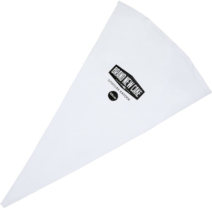 BrandNewCake® Spuitzak Katoen 65cm - Herbruikbare Spuitzak - Duurzam - Afwasbaar - Wit