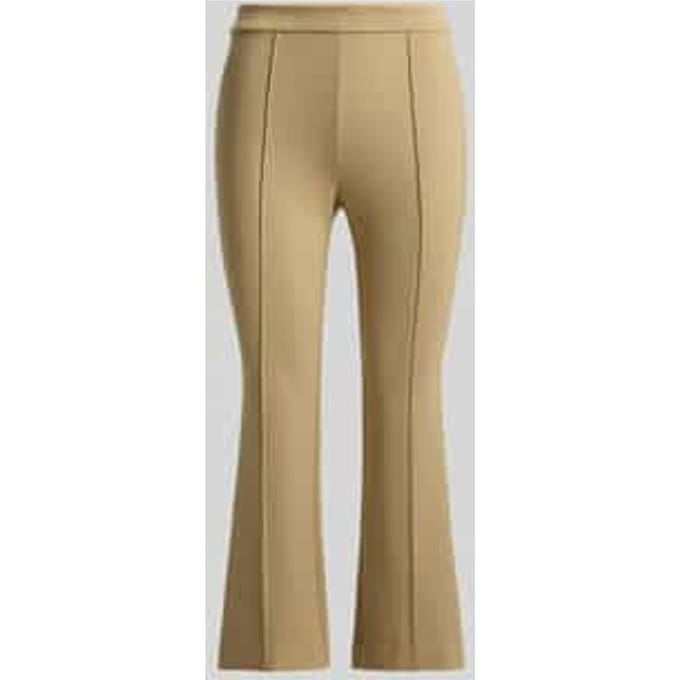 slim fit 7/8-broek met siernaad