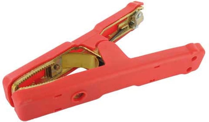 Acculaadtang 400 amp?re rood ge?soleerd 25 /35 qmm