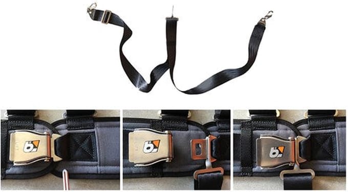 Blokart Disabled Harness - Complete XAC0103-17 Zwart