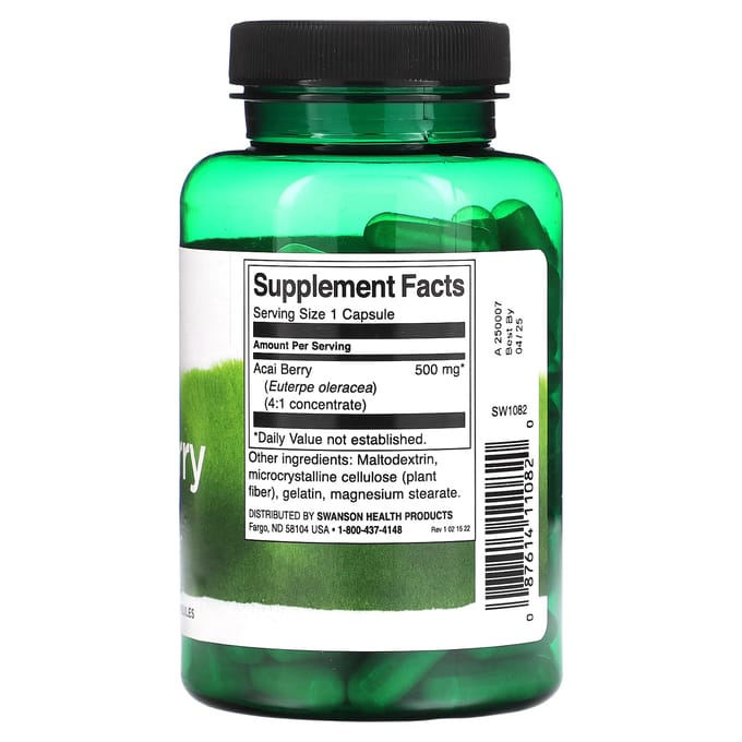 Acai Bes, 500 mg, 120 capsules