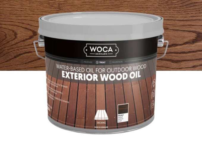 Wovar Woca Exterior oil Walnoot | 2,5 Liter