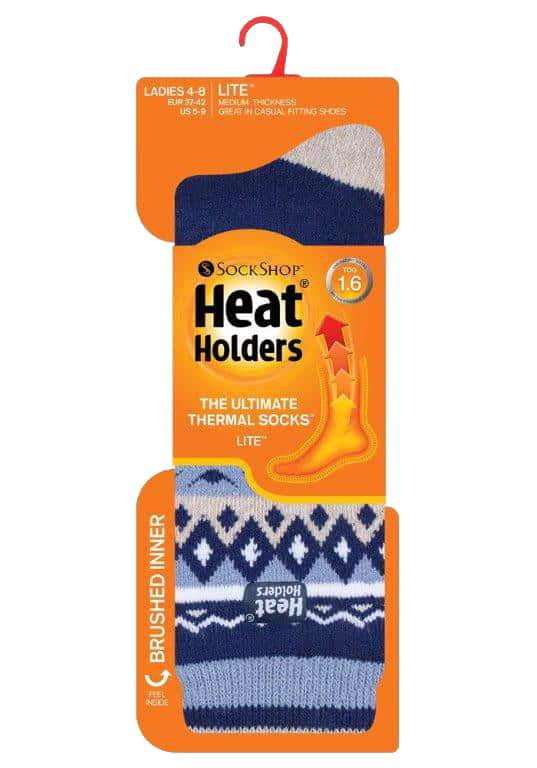 Heat Holders Thermische sokken met dun patroon voor dames - Holmcroft