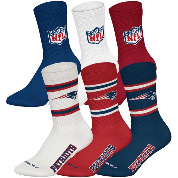 NFL Sokken NFL 6Pack Crew Socks Set van 6