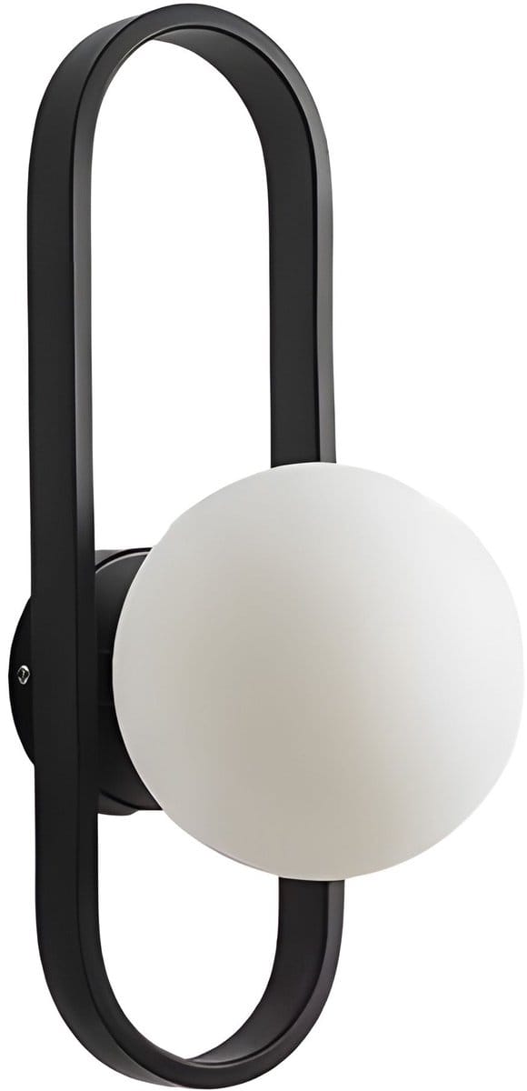 Toolight App1755-1W Wandlamp Zwart Wit 17X14X34Cm