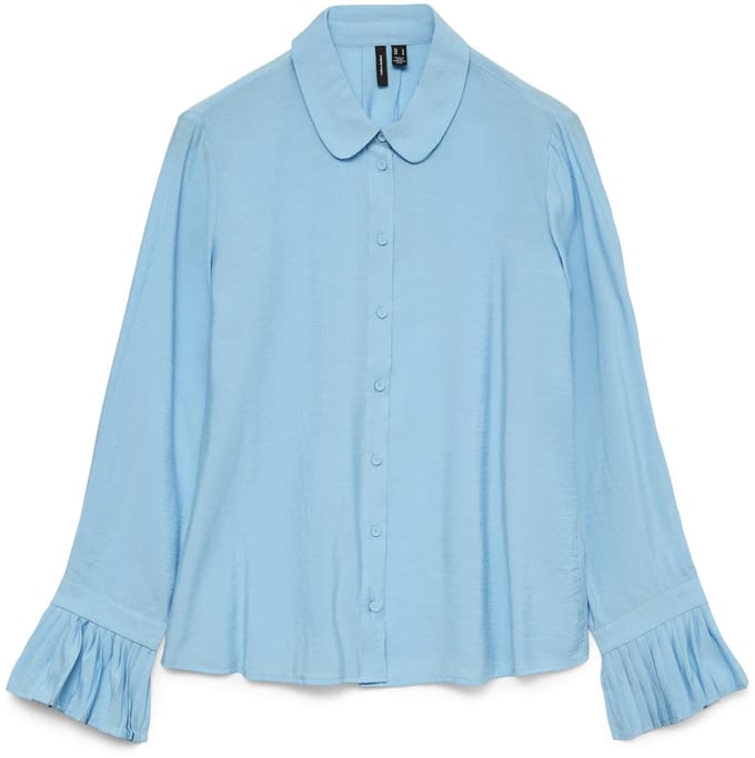 VERO MODA - VMPLISSI LS SHIRT WVN GA - Dames - Blouses