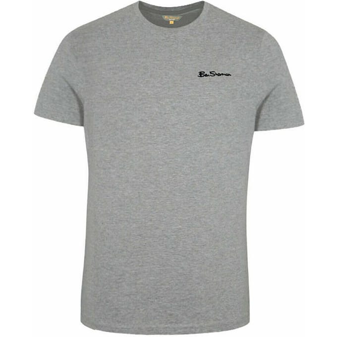 Ben Sherman Plain Heren Licht Grijs T-Shirt