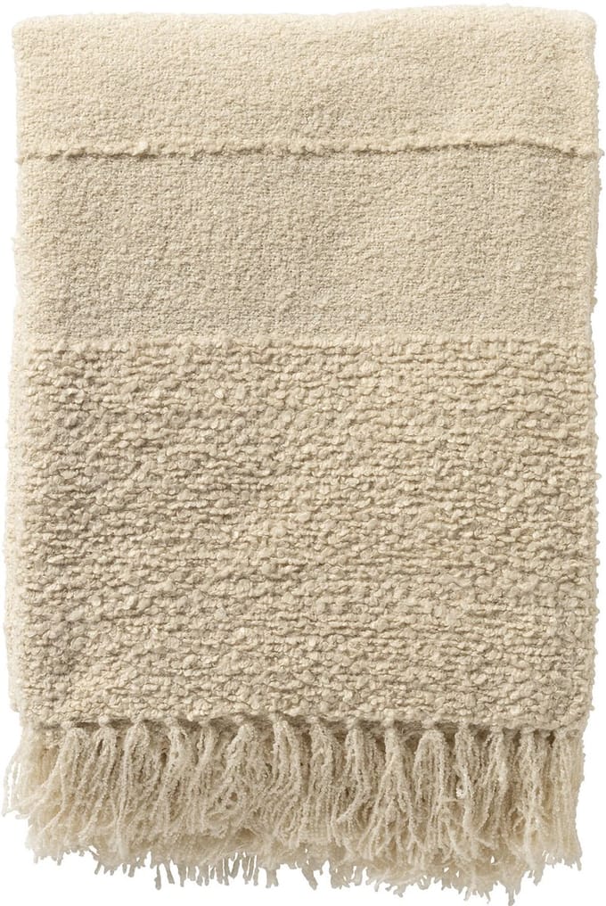 Dutch Decor - SENNA - plaid 140x180 cm - 100% gerecycled - Tofu - beige