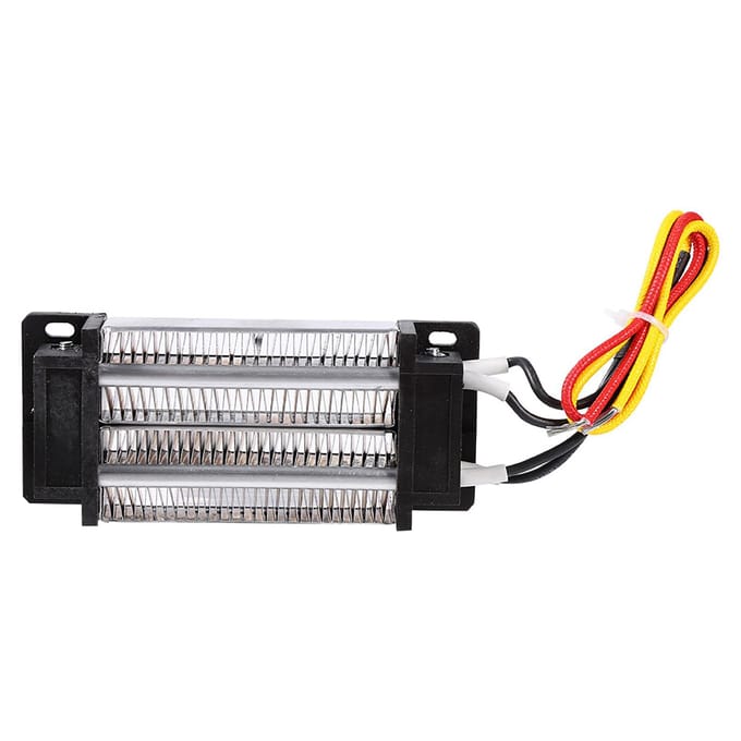 200W DC 12V Elektrisch Geïsoleerd Keramisch Thermostatisch Hoog Vermogen PTC Verwarmingselement Verwarmer gray