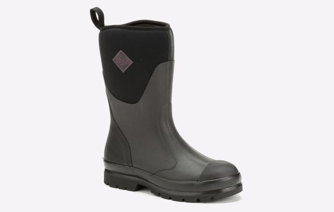 Muck Boots Chore Classic Short Zwarte Regenlaarzen