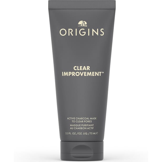 Origins Clear Improvement Active Houtskoolmasker om Poriën te Verwijderen 75ml