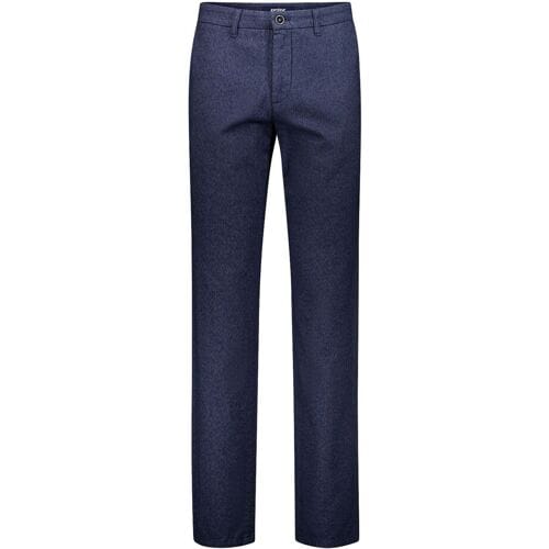 Gardeur Broek Bono Business Hero Wool Look Soft Touch Fine Texture Pattern Marine / male