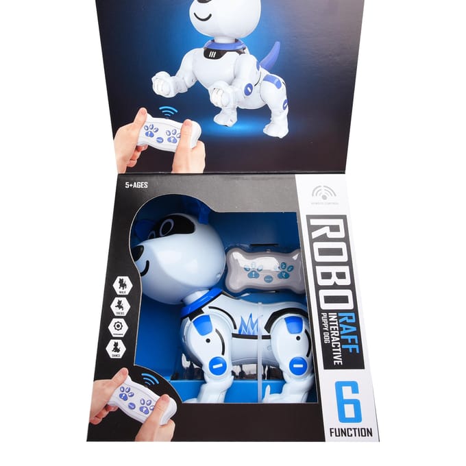 Gear2Play Robo Raff - Interactieve robothond - LED ogen - Doet allerlei kunstjes - Danst op muziek