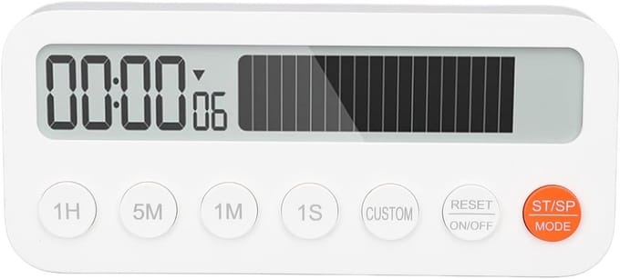 Thijox - Digitale Keukentimer met Groot LED-display, Verstelbare Magnetische Countdown en Countup-timer, Ideaal voor Koken, Fitness, Bakken en Studere