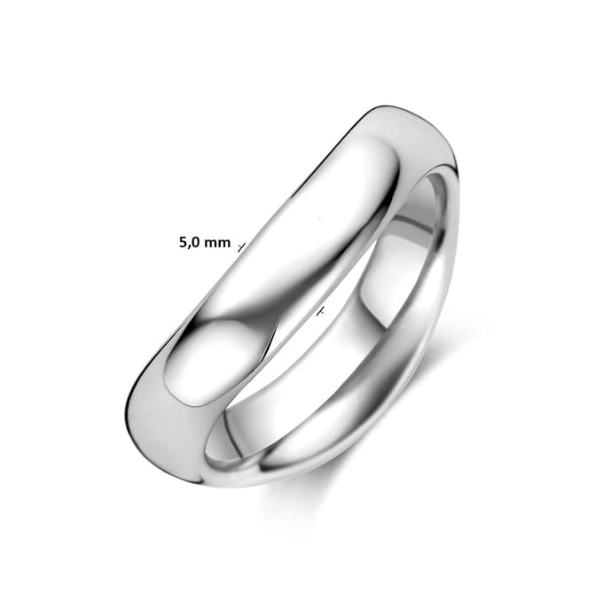 Zilveren Ring 1341662 – Gerhodineerd 925 Zilver 5 mm