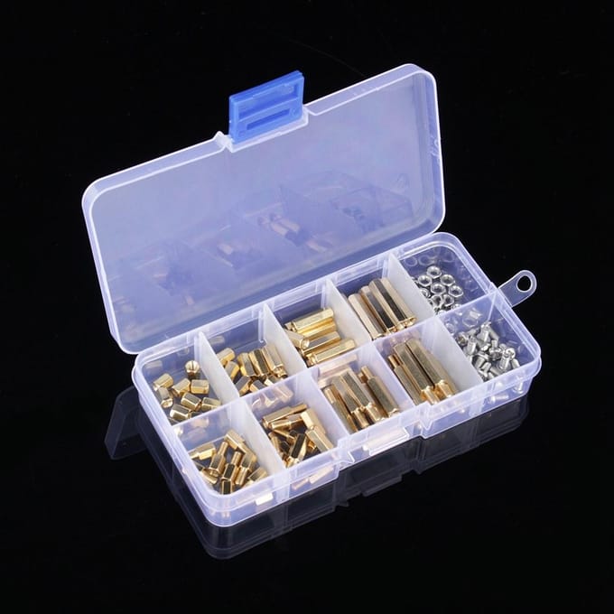 120 Stuks Mannelijk Vrouwelijk M3 Messing Afstandshouder Afstandsstuk PCB Board Schroeven Moer Assortiment