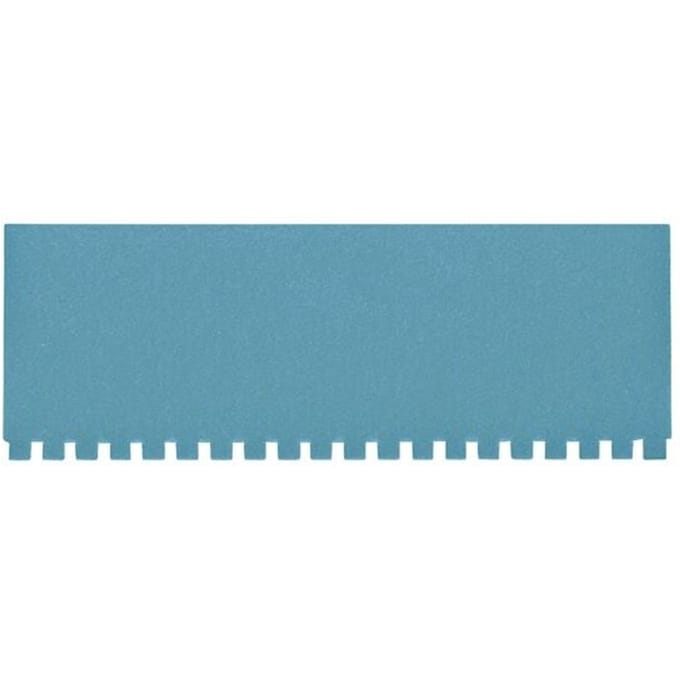 VisiPlan Blanco Kartonnen Naamstroken 76x27mm per 50 stuks BLAUW