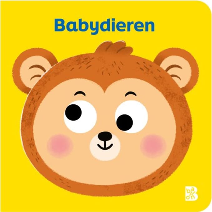 Babydieren - Kartonboek Met Wiebeloogjes