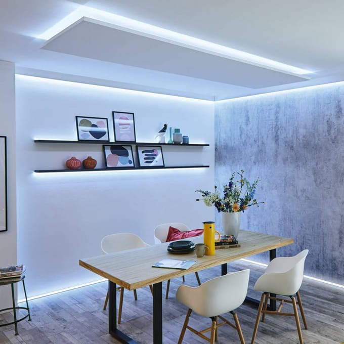 PAULMANN MaxLED 250 LED-strip daglichtwit 100 cm zilver gecoat