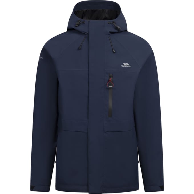 Trespass Waterdichte heren Carnish Jacket (Marine)