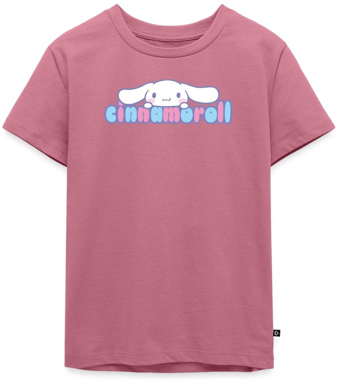 Cinnamoroll Gluurt Over De Letters Premium T Shirt Kinderen