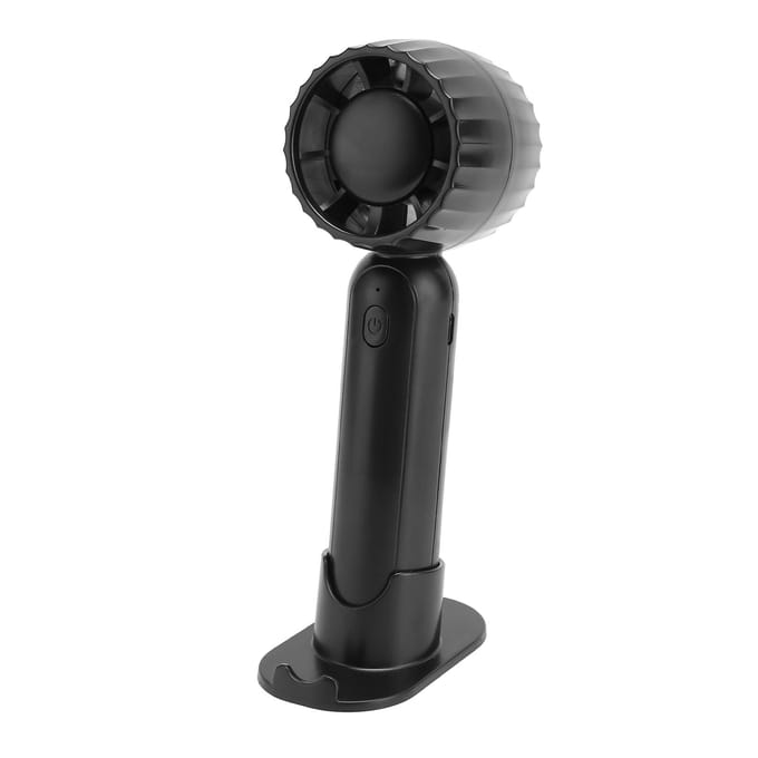Ventilateur Sèche-Cils Portable USB Rechargeable Portatif 3 Vitesses Réglables Mini Extension de Cils noir