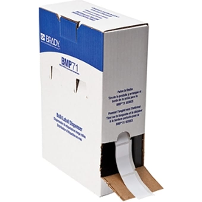 Brady BM-20-422 polyester labels wit | 50,80 mm x 25,40 mm (origineel)