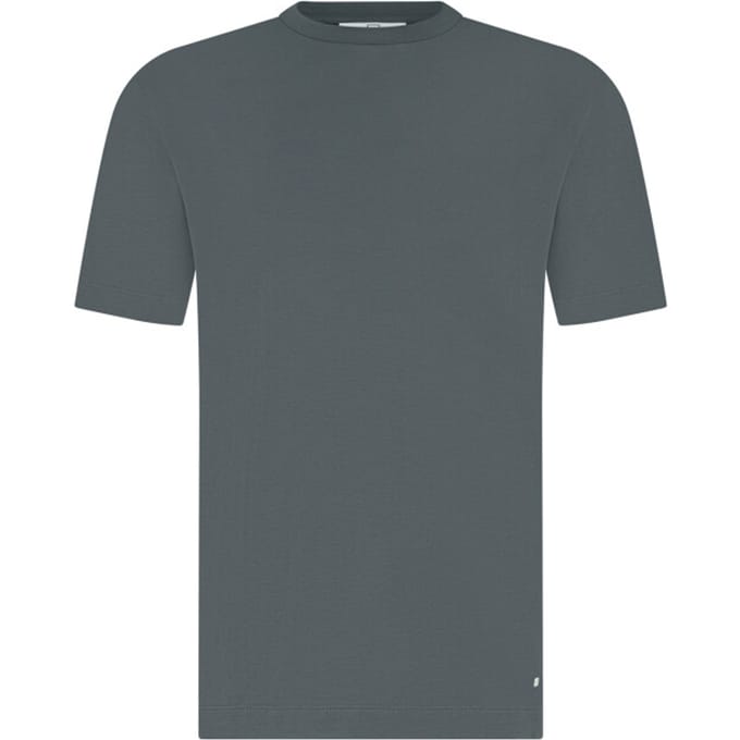 T-shirt Born With Appetite grijs katoen