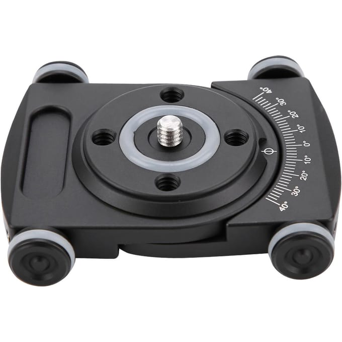 FY‑01 Tafelblad Dolly Auto Roller Desktop Video Rail Track Slider DSLR Rig Filmcamera gray