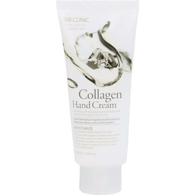 3W CLINIC Hydraterende Handcrème Collageen 100ml (3 Opties) #1pcs white