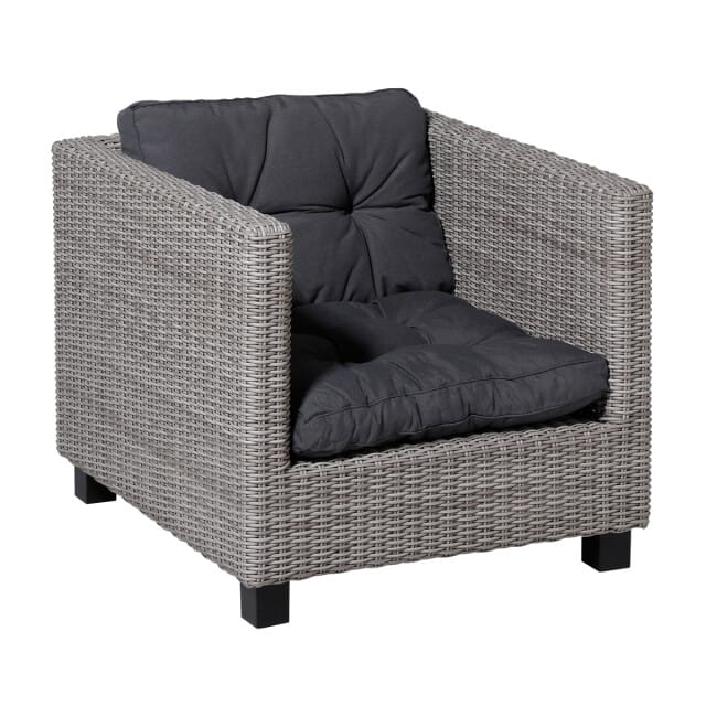 Madison - Florance Zitkussen Panama grey - Ca. 73x73 cm - Set van 2