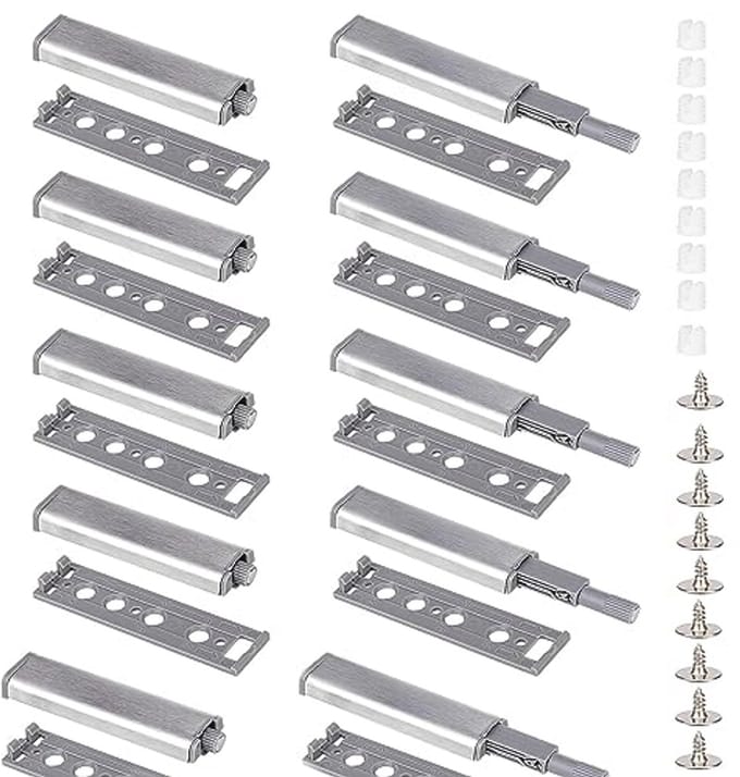 10 Stuks Drukdeuropeners - Push-to-Open Deuren met Softclose & Magnetische Sluiter