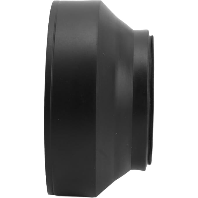 Pare-soleil 3 en 1 Universel Pliable Pare-soleil d'objectif d'appareil photo avec 3 États Réglables Différents 67mm / 2.64in black