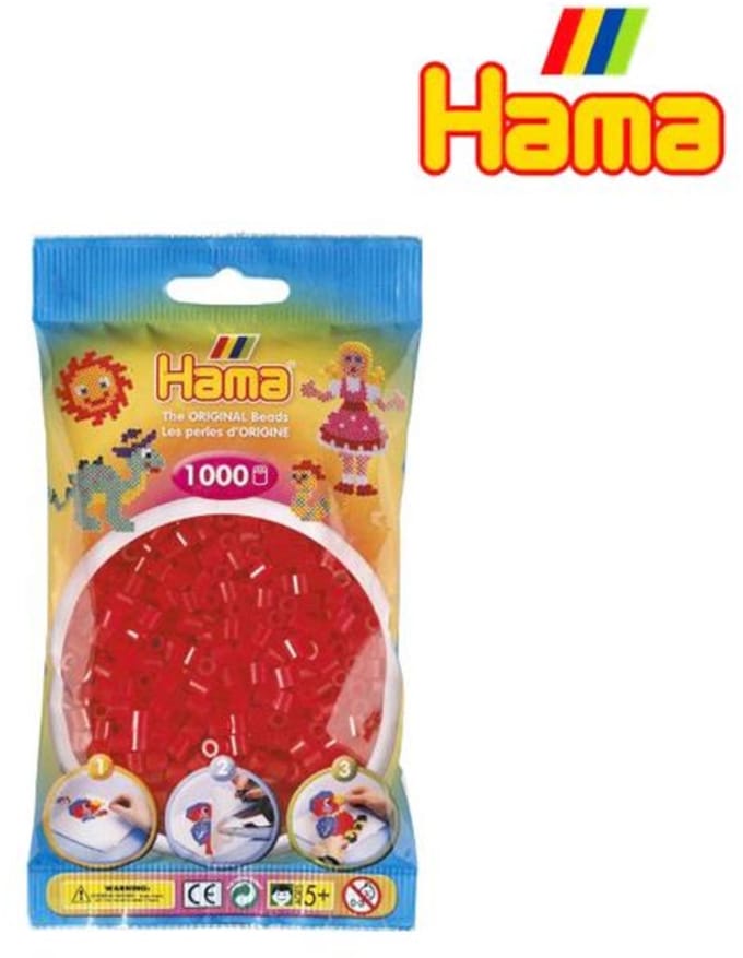 Hama Ironing Kralen - Rood transparent (013) 1000pcs.