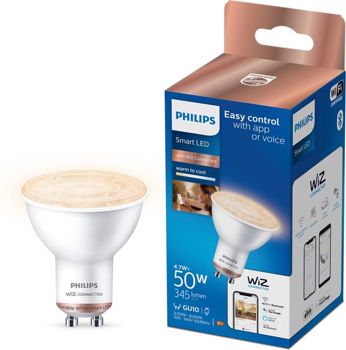 Philips Smart LED GU10 5W 400lm 2700K-6500K Spot