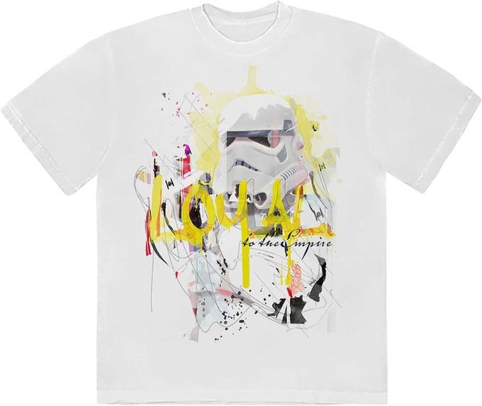 Disney Star Wars - Loyal To The Empire Heren T-shirt - M - Wit