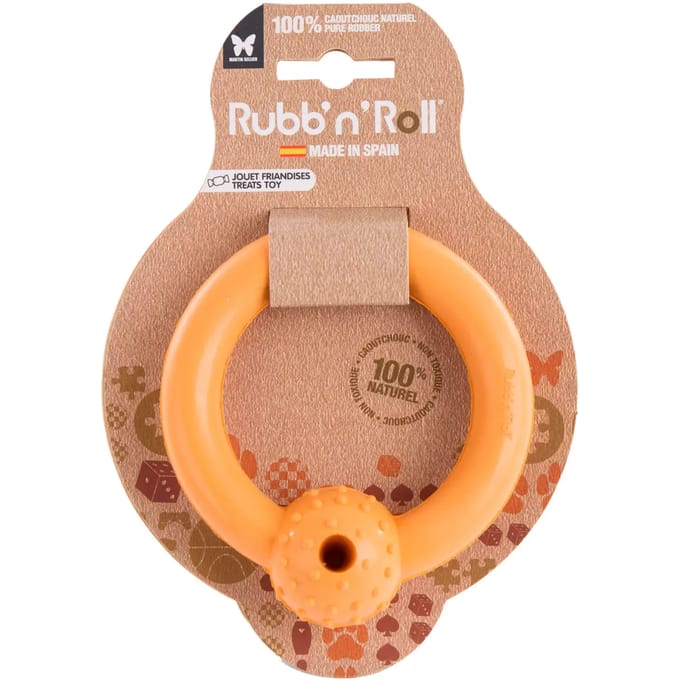 Honden speelgoed snackring Martin Sellier Rubb'n