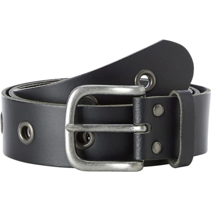 Jan Vanderstorm herren Leren Riem - 155 - zwart - Plus Size