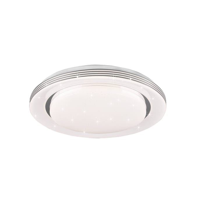 Reality Leuchten Plafondlamp Atria, Ø 38 cm, wit, kunststof, CCT