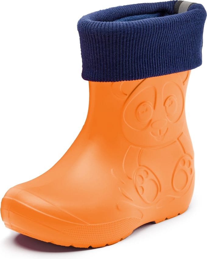 Ladeheid Kinder Regenlaarzen - Gevoerd en Waterdicht - EVA - LA-CA-Panda249 - Oranje (151c) - 24/25
