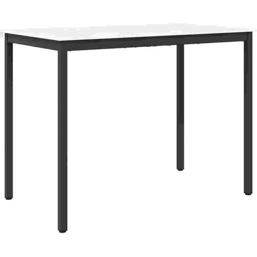 vidaXL - Bartafel - Wit - 140 - x - 80 - x - 105 - cm - Massief - grenenhout