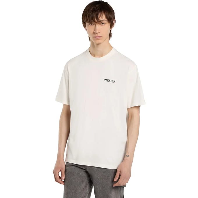 Dickies Burns T-shirt Met Korte Mouwen Wit M Man