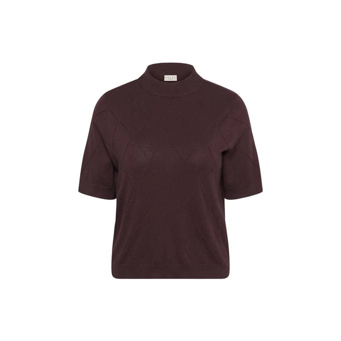 Gebreide trui voor dames KAFFE Curve Lizzy Argyle