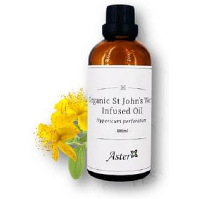 Aster Aroma - Organic St John's Wort Infused Sunflower Oil 100ml