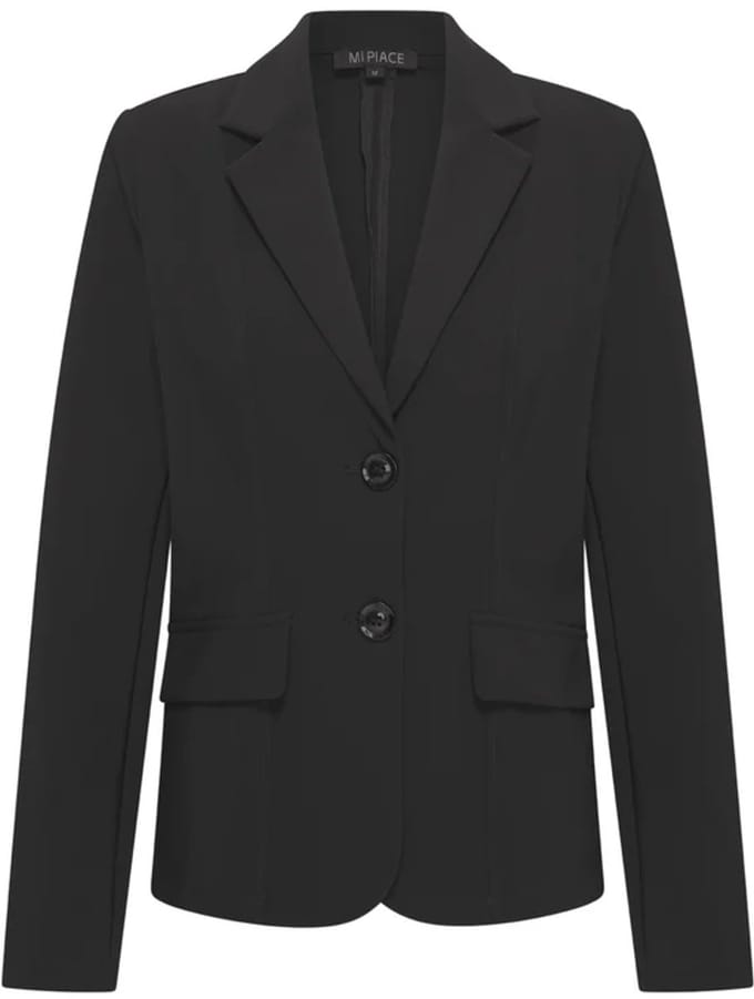 MI PIACE - Bonded Travel Uni Blazer 202646 Black - Maat : M