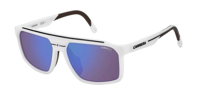 Carrera C 04/S Matte white 59/17/145 MAN Zonnebrillen