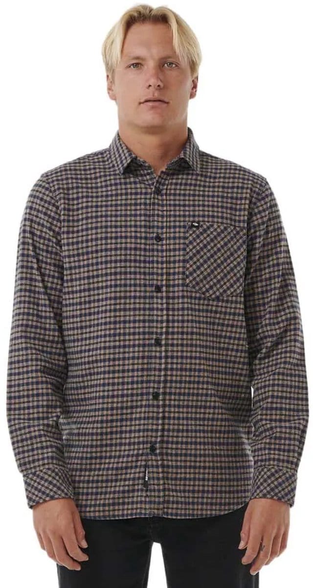 Rip Curl Classic Surf Checked Overhemd Met Lange Mouwen Veelkleurig S Man