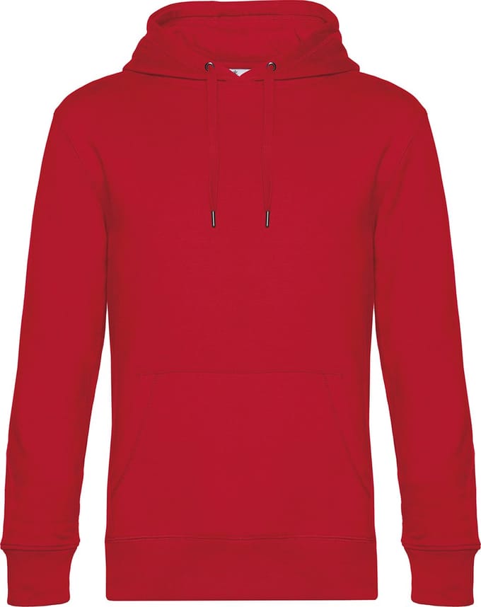 KING Hoodie B&C Collectie maat M Rood